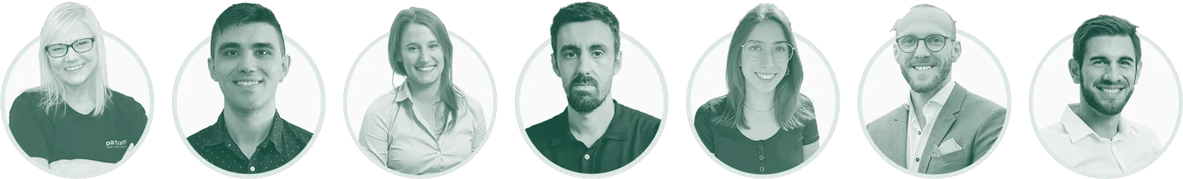 Siete miembros del equipo de Partium