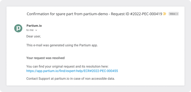 Partium-confirmation-email-technician
