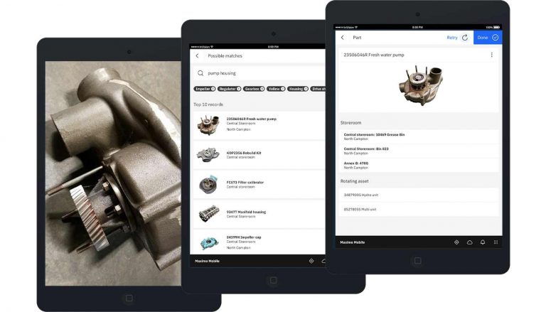 IoT_Partium Parts Identifier_Maximo_mobile