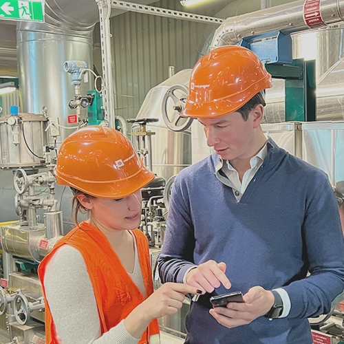 Wien Energie Technicians using Partium